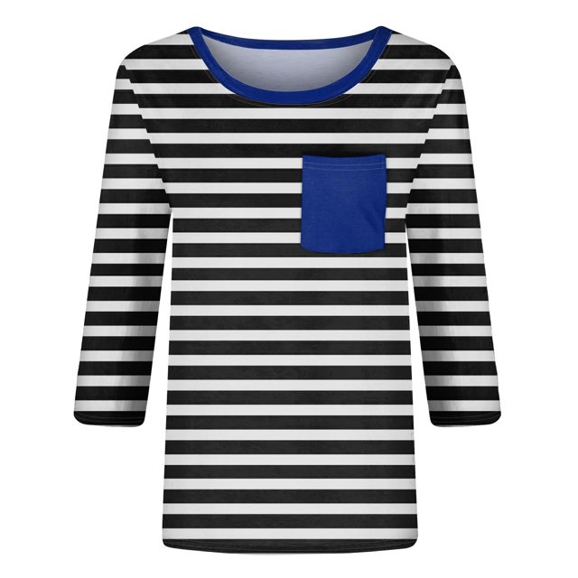 LGASWYX Womens Spring Tops 2024 Women 3/4 Sleeve Shirts Cute Tops