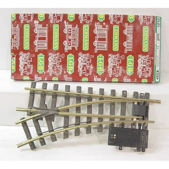 LGB 12150 Left Hand Remote Electric Switch - Brass Rail