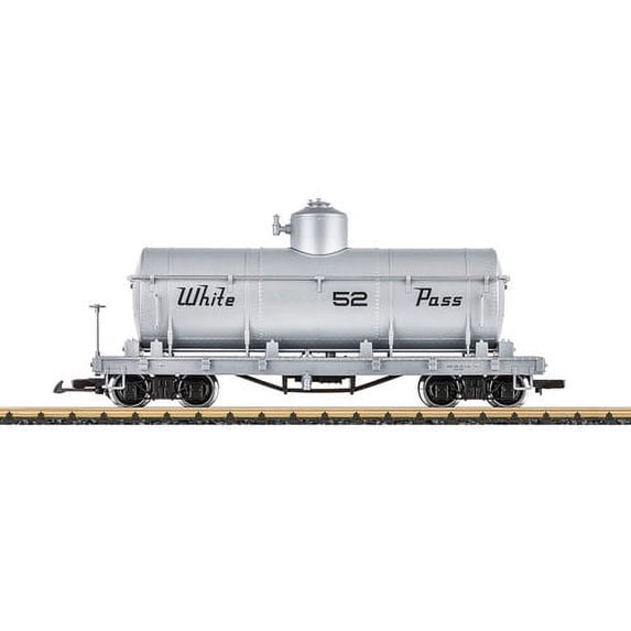 LGB 40808 G White Pass & Yukon Tank Car Ready to Run #52 (silver)