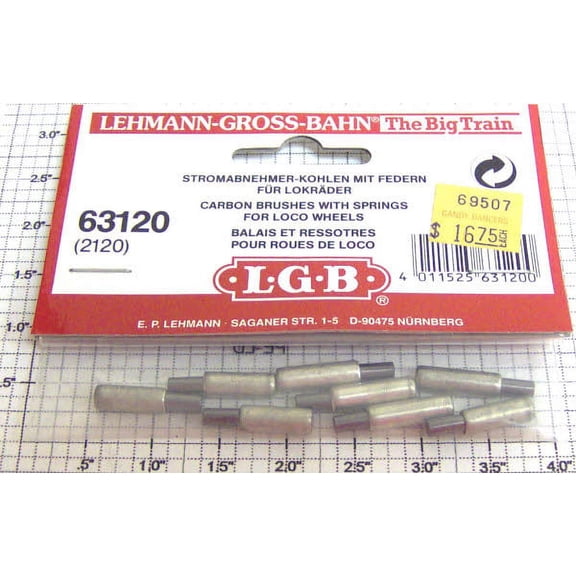 LGB 63120 Electric Pickup Brushes (Pack of 8)