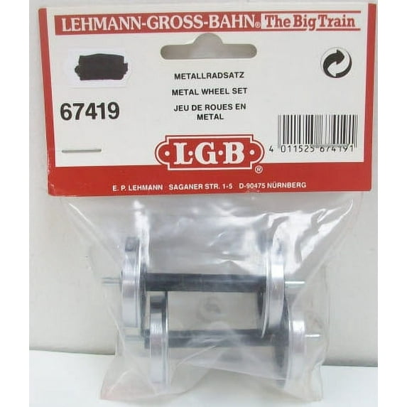 LGB 67419 Metal Solid Wheel Set (2)