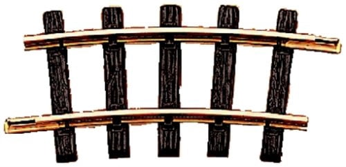 LGB G Scale Track System - R1 Curved Track Section - 4.25ft Diameter/15 Degrees