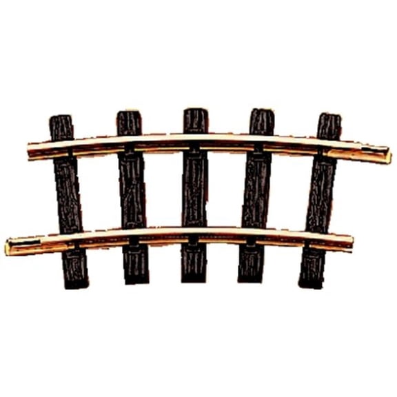 LGB G Scale Track System - R1 Curved Track Section - 4.25ft Diameter/15 Degrees