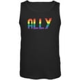 thumbnail image 1 of LGBT - Ally Pride Black Adult Tank Top - Small, 1 of 1
