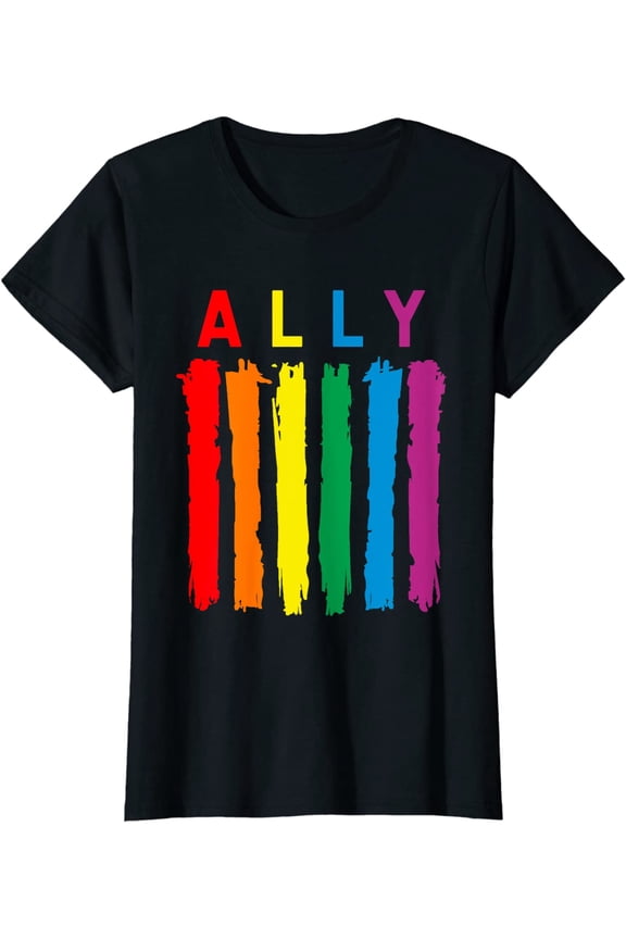 LGBT Ally Pride Rainbow Proud Ally T-Shirt
