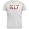 thumbnail image 1 of LGBT - Ally Pride White Adult T-Shirt - 2X-Large, 1 of 1