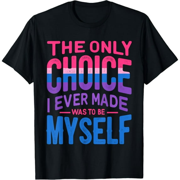 LGBT Bi Pride Proud Bisexual Bisexuality Flag Bisexual T-Shirt