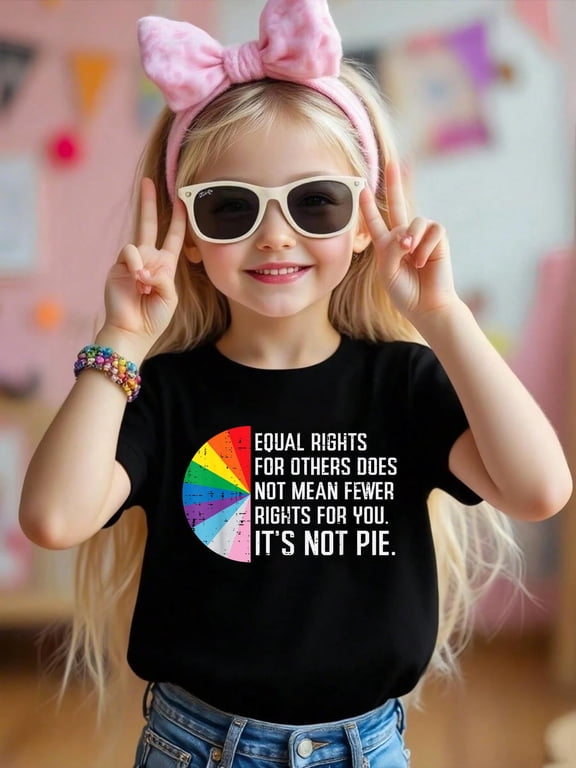 LGBT Equal Rights for Others Gay Pride Month Men Women KidsCotton Soft Graphic Tee Breathable Playwear T-Shirt
