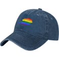 thumbnail image 1 of LGBT Flag Map of Austria Baseball Cap Women Men Hat Vintage Trucker Sun Hat Dad Cowboy Hats, 1 of 8