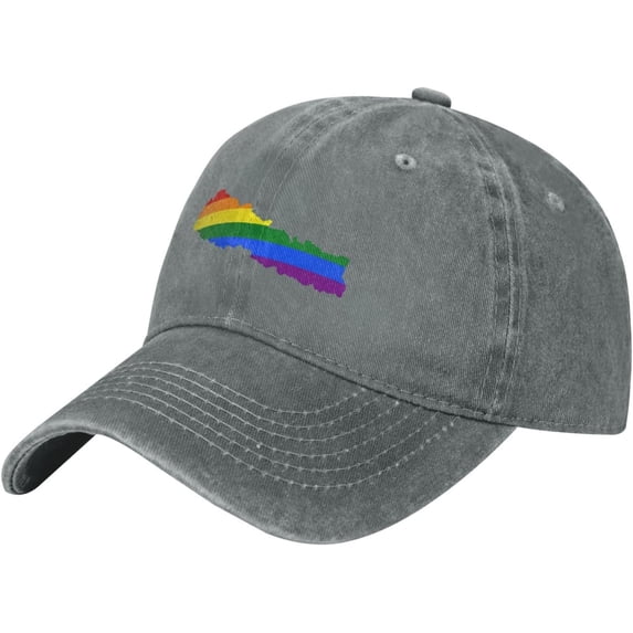 LGBT Flag Map of Nepal Baseball Cap Women Men Hat Vintage Trucker Sun Hat Dad Cowboy Hats