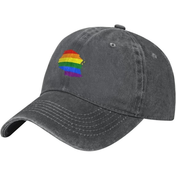 LGBT Flag Map of Tanzania Baseball Cap Women Men Hat Vintage Trucker Sun Hat Dad Cowboy Hats