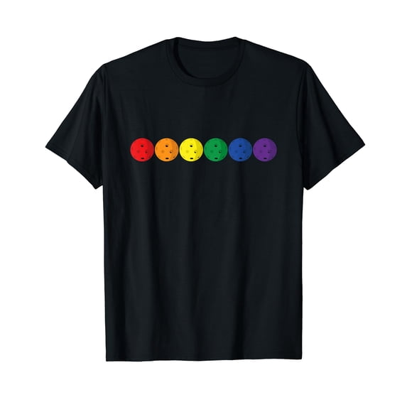 LGBT Flag Pickleball Lover Pickler Pride Rainbow T-Shirt
