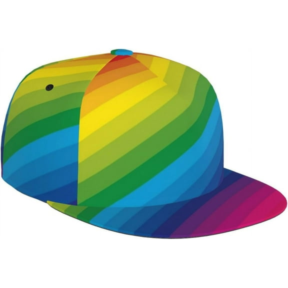 LGBT Gay Pride Baeball Hat for Women Men Vintage Adjustable Rainbow Baseball Cap Snapback Dad Hat