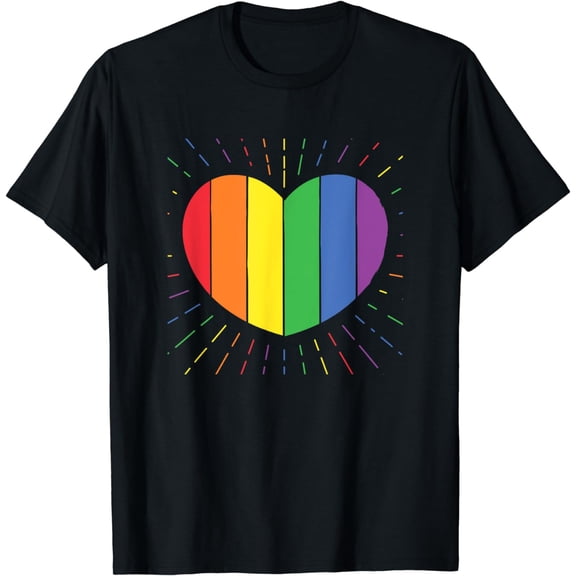 LGBT Gay Pride Gift - Rainbow Lesbian Bi Transgender T-Shirt