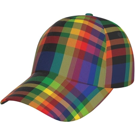 LGBT Gay Pride Rainbow Baseball Cap Vintage LGBT Gay Pride Adjustable Baseball Hat for Men Women