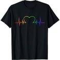 thumbnail image 1 of LGBT Gay Pride Rainbow Flag Lesbian Transgender Ally Support T-Shirt, 1 of 4