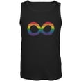 thumbnail image 1 of LGBT Infinity Rainbow Black Adult Tank Top - Small, 1 of 1
