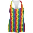thumbnail image 1 of LGBT Jester Gay Pride Parade Costume All Over Womens Work Out Tank Top Multi 2XL, 1 of 2