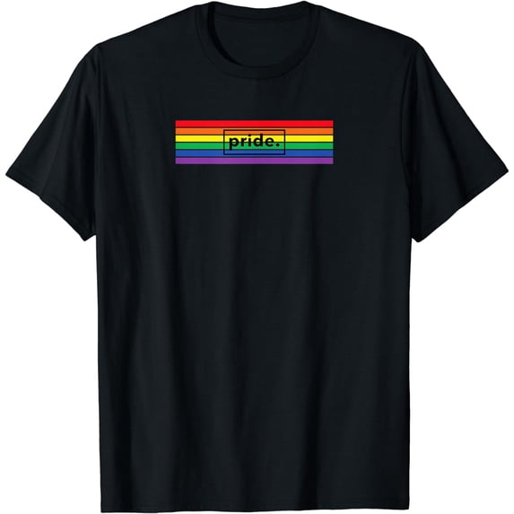 LGBT Love Rainbow Type Pride T-Shirt