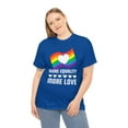 thumbnail image 1 of LGBT More Equality More Love LGBTQ Gay Lesbian LGBT Pride Plus Size Tops for Women, 1 of 8