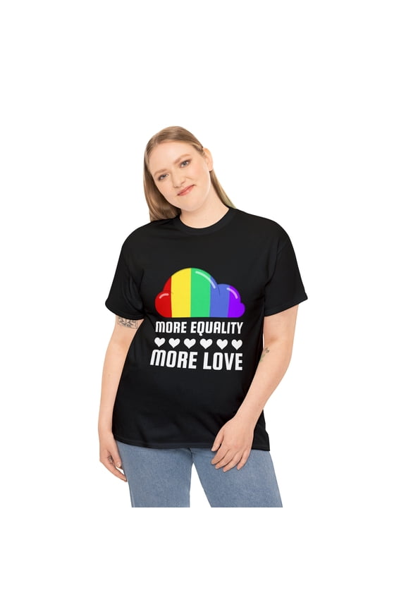 LGBT More Equality More Love LGBTQ Lesbian Gay Transgender Plus Size Clothing for Women