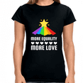 thumbnail image 1 of LGBT More Equality More Love Shirts LGBTQ Gay Lesbian LGBT Women Tops, 1 of 8