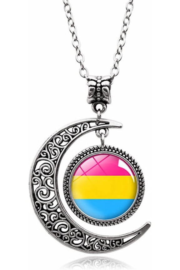 LGBT Necklace Jewelry for Women Men Rainbow Pendant Necklace Lesbian Pride Gay Necklace Gifts[q189]