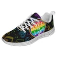 thumbnail image 1 of LGBT Pride Love Is Love Shoes for Men Women Running Sneakers Breathable Casual Sport Tennis Shoes Gift for Him Her White Size 6, 1 of 1