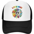 thumbnail image 1 of LGBT Pride Month Mesh Hat LGBT Love Sunflower Trucker Hat Gay Pride Lesbian Love Cap for Men Women Black, 1 of 8