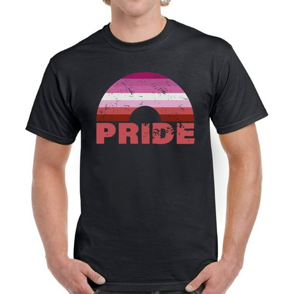 LGBT Pride T-Shirt for Men - S M L XL 2XL 3XL 4XL 5X Graphic Tee - Rainbow Gay Pride Shirt Gift