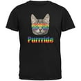thumbnail image 1 of LGBT Purride Funny Cat Black Adult T-Shirt - 2X-Large, 1 of 1