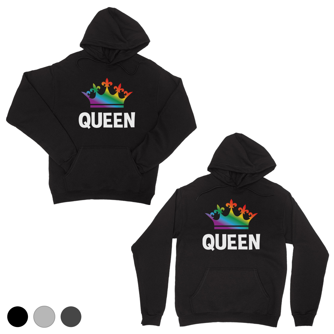King and queen hoodies cheap walmart