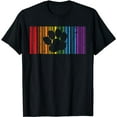 thumbnail image 1 of LGBT Rainbow Colors Barcode Icon | Pride Gay Bear Paw T-Shirt, 1 of 5
