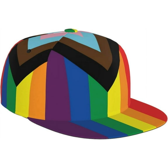 LGBT Rainbow Flag Baseball Cap Snapback Hats Love is Love Cap Excavator Hat Trucker Hat for Travel Picnic
