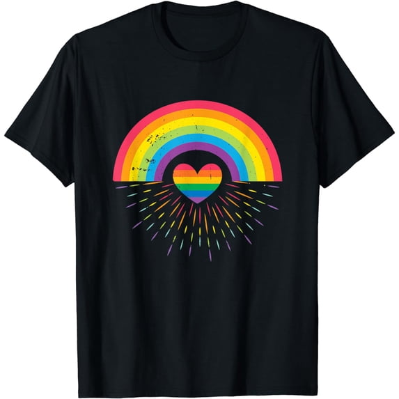 LGBT Rainbow LGBTQ Flag Fans & Gay Pride LGBTQ Stuff | LGBTQ T-Shirt