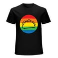 thumbnail image 1 of LGBT Taco Rainbow Circle T-Shirt Men Women Pride Support Tee, 1 of 5