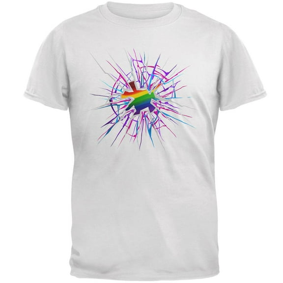 LGBT Trans Breaking Through Barriers Mens T Shirt White LG
