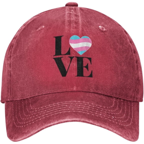 LGBT Trans 'Love' Gender Gift for Transgender Pride Hats Unisex Snapback Baseball Cap Baseball Hat Summer Hats Black