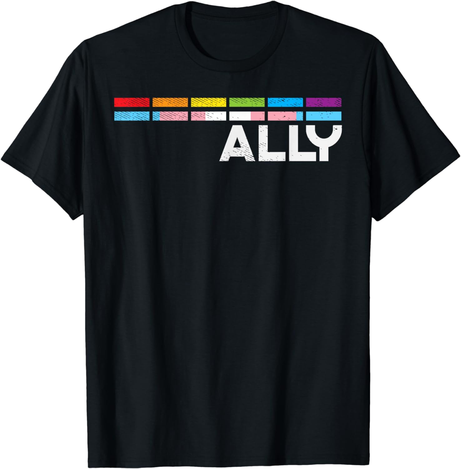 LGBT Transgender Ally Transsexual Trans Pride Flag T-Shirt - Walmart.com