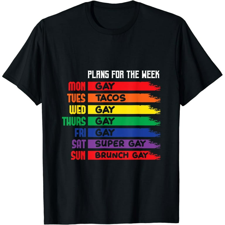 Gay Agenda T-Shirt Rainbow Week Lgbt Tacos Distressed Tee Gay Agenda T-Shirt Rainbow Week Lgbt Tacos Distressed Tee