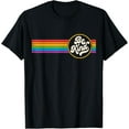 thumbnail image 1 of LGBTQ Be Kind Gay Pride LGBT Ally Rainbow Flag Retro Vintage T-Shirt Shirts, 1 of 3