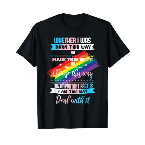 LGBTQ Born This Way Transgender T-Shirt