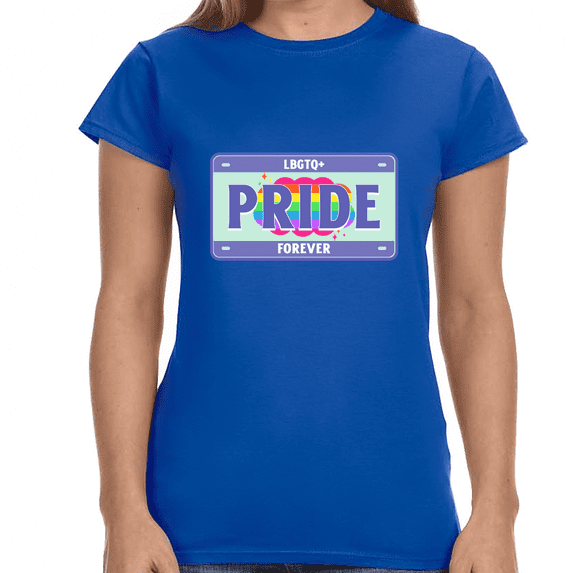 LGBTQ+ Forever LGBT Flag Gay Pride Day Lesbian Rainbow Shirts for Women
