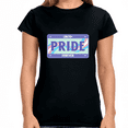thumbnail image 1 of LGBTQ+ Forever License Plate LGBT Rainbow Flag Gay Pride Shirts for Women, 1 of 8