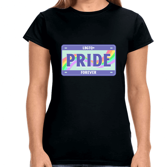 LGBTQ  Forever Rainbow Shirt Lesbian Gay Pride Shirt Rainbow Shirts for Women
