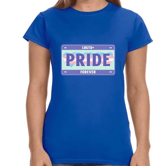 LGBTQ  Forever Women Men Gay Pride Shirt Rainbow Womens Shirts