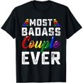 thumbnail image 1 of LGBTQ Gay Lesbian Matching Couples Lover Partner Pride Month T-Shirt, 1 of 4