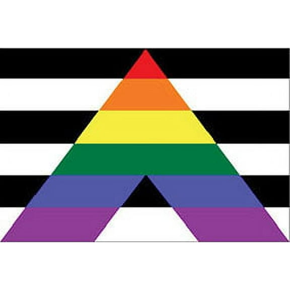 Gay/Straight Alliance Flag 3x5ft Poly