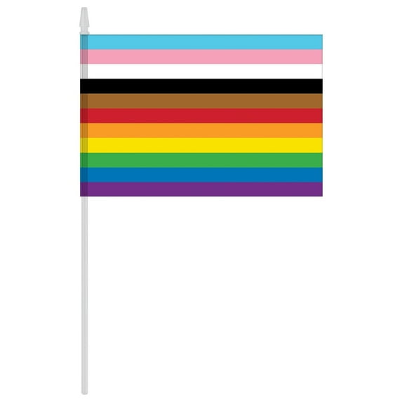 LGBTQ Handheld Rainbow Flag, 1ct