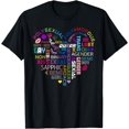 thumbnail image 1 of LGBTQ Heart Les Gay Bi Trans Queer LGBT Heart Pride Month T-Shirt, 1 of 4